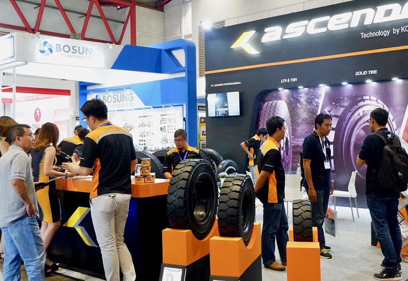 2027年印尼雅加达叉车设备及配件展览会Forklift Indonesia展馆内部展台环境实拍