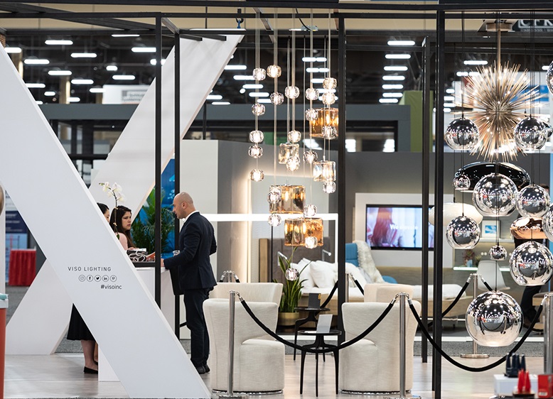 2027年美国拉斯维加斯酒店设计展览会HD Expo展馆现场,专业观众参观实况