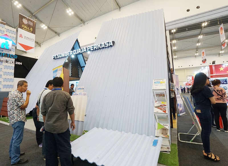 2026年印尼国际建材展览会INDO BUILD TECH行业机械设备展品展台实拍