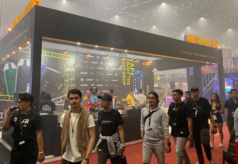 2025年印尼雅加达电子烟展览会Vape Fair展会现场产品演示与行业交流活动
