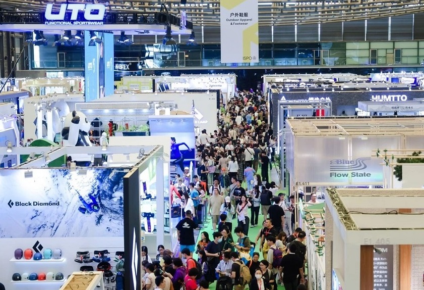 2027年上海慕尼黑体育及户外用品展览会ISPO SHANGHAI行业机械设备展品展台实拍