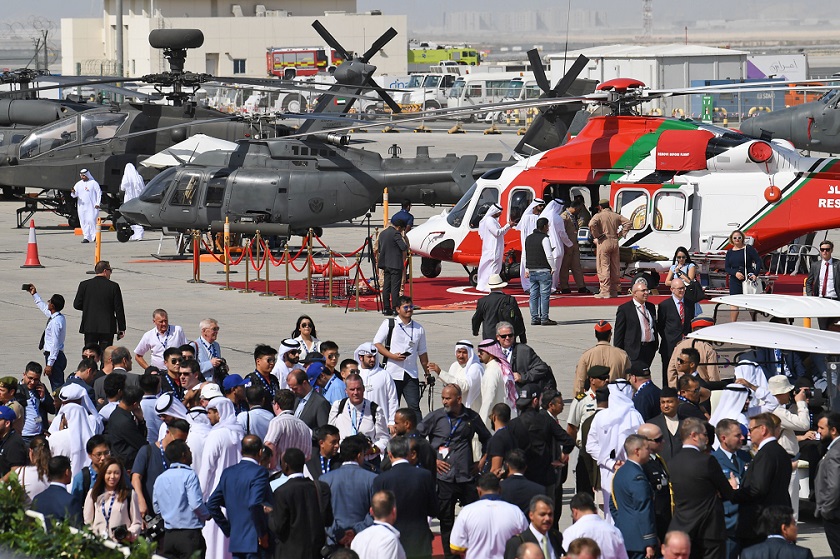 2027年中东阿联酋迪拜航空展览会Dubai Airshow行业机械设备展品展台实拍