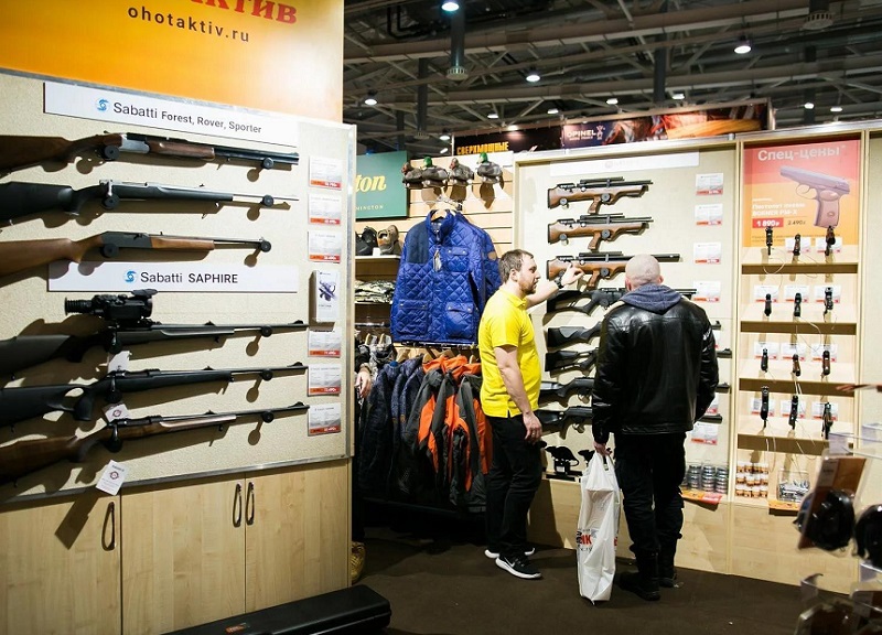 2026年俄罗斯莫斯科户外用品及狩猎钓具展览会Hunting and Fishing in Russia展馆现场,专业观众参观实况