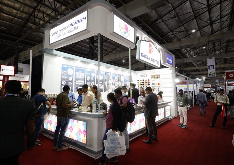 2028年印度孟买印刷展览会PAMEX展馆内部展台环境实拍