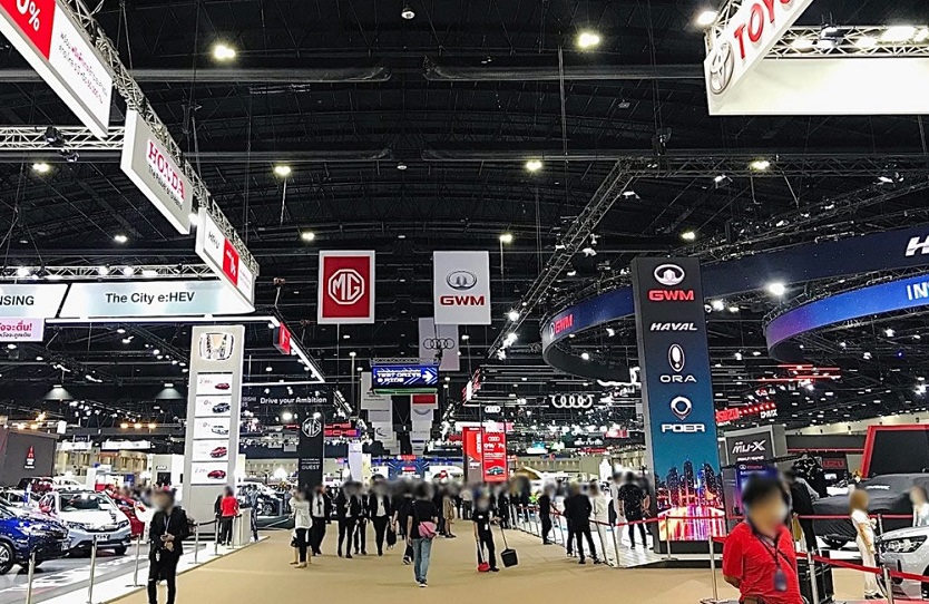 2027年泰国曼谷国际汽车、摩托车展览会Bangkok International Motor Show展馆现场,专业观众参观实况