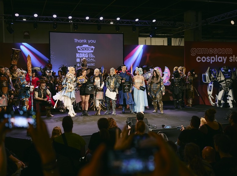 2027年德国科隆游戏展览会Gamescom展馆内部展台环境实拍
