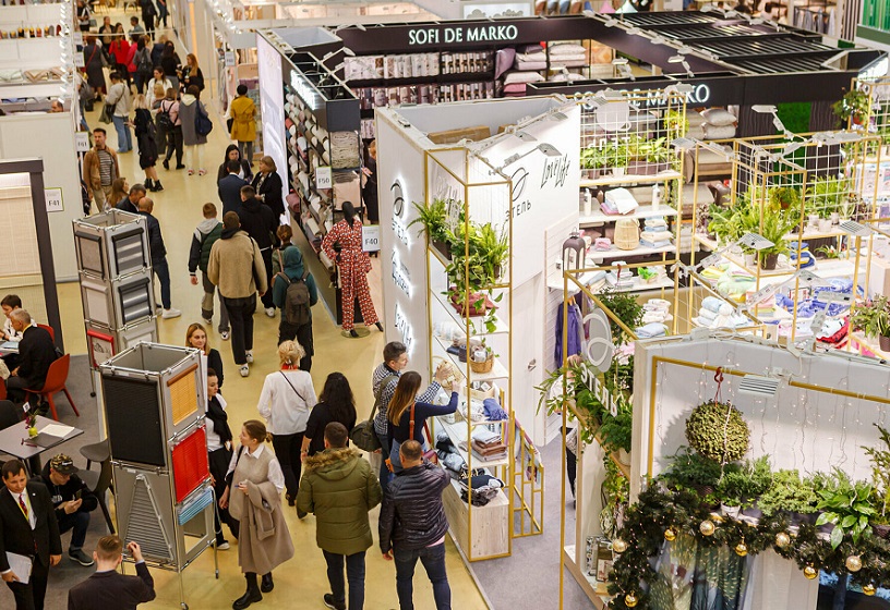 2027年俄罗斯莫斯科家纺展览会Hometextile & Design展馆现场，专业观众参观实况