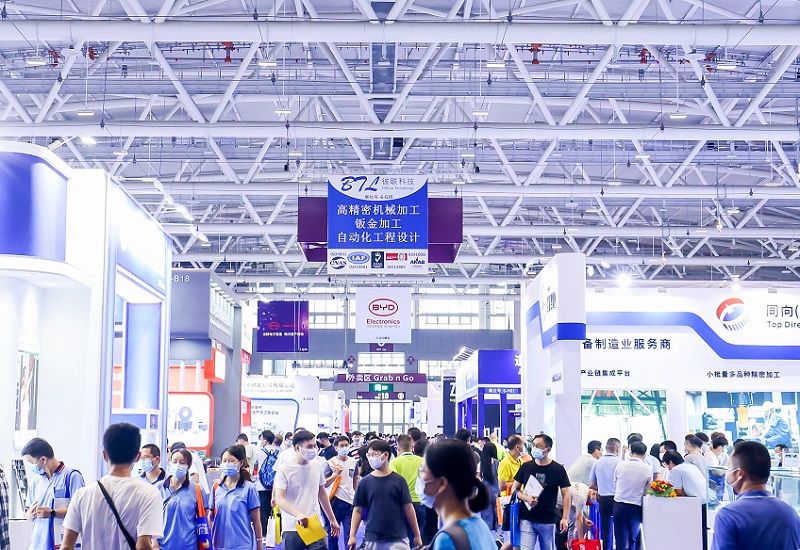 2027年深圳国际金属切削机床展览会ITES参展商与海外采购商展台洽谈现场