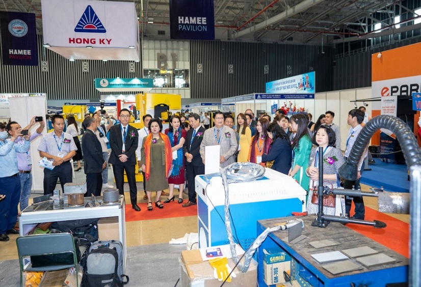 2027年越南河内工业机械及机床金属加工展览会VINAMAC EXPO展馆内部展台环境实拍
