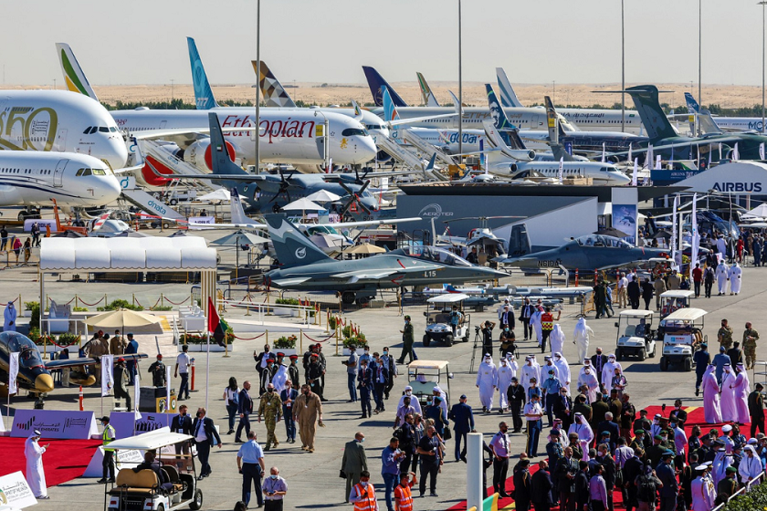 2027年中东阿联酋迪拜航空展览会Dubai Airshow展会现场产品演示与行业交流活动