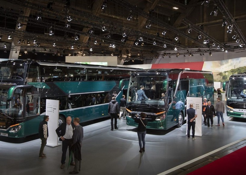 2027年比利时布鲁塞尔客车、巴士展览会Busworld Europe展馆内部展台环境实拍