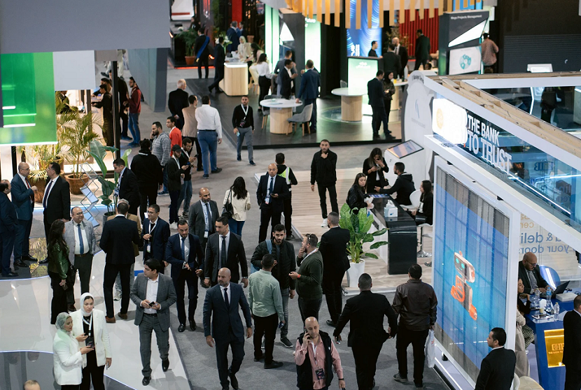 2026年埃及开罗电子信息及通讯通信展览会CAIRO ICT展馆现场，专业观众参观实况