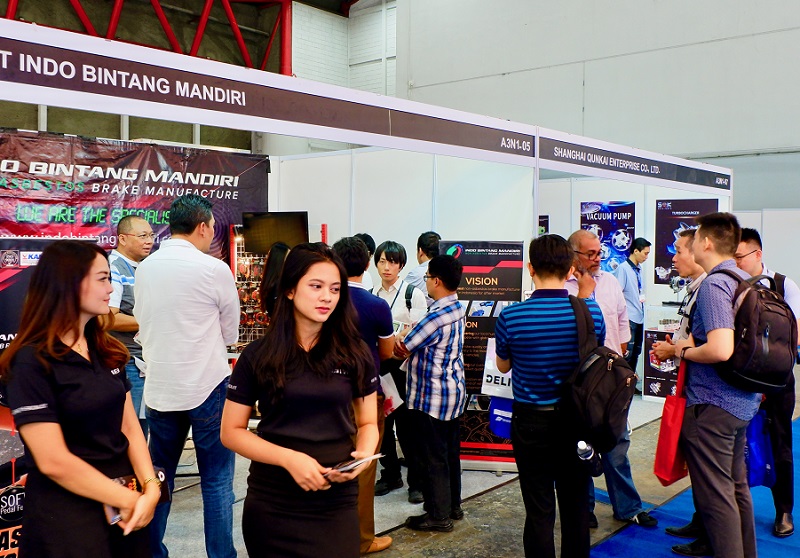 2027年印尼雅加达轮胎及橡胶展览会Tyre Rubber Indonesia展馆内部展台环境实拍