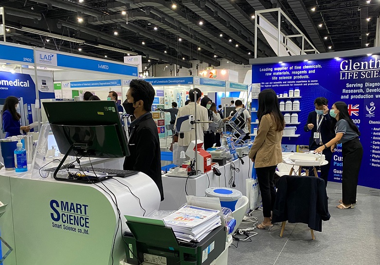 2027年泰国曼谷生物科技展览会Bio Asia Pacific展馆内部展台环境实拍