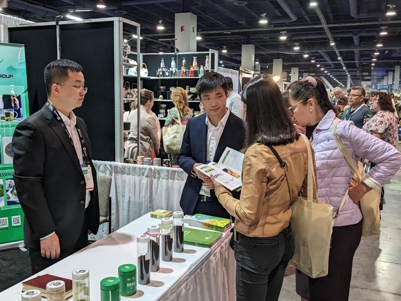 2027年美国拉斯维加斯茶展World Tea Expo展馆内部展台环境实拍