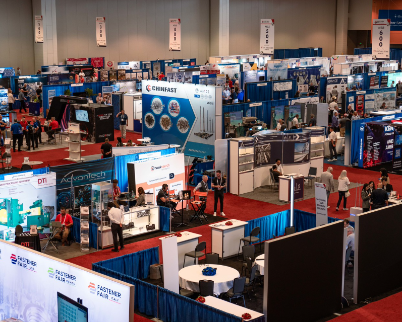 2027年美国紧固件展览会Fastener Fair USA展馆现场,专业观众参观实况