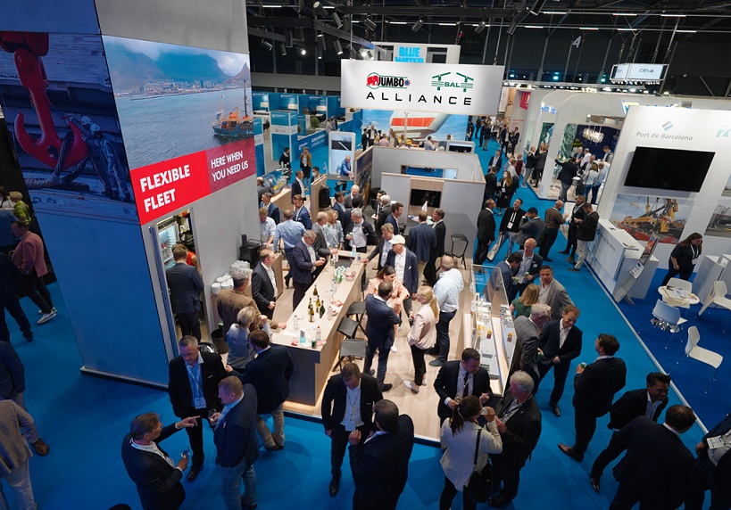 2027年荷兰欧洲件杂货物流展览会Breakbulk Europe行业机械设备展品展台实拍