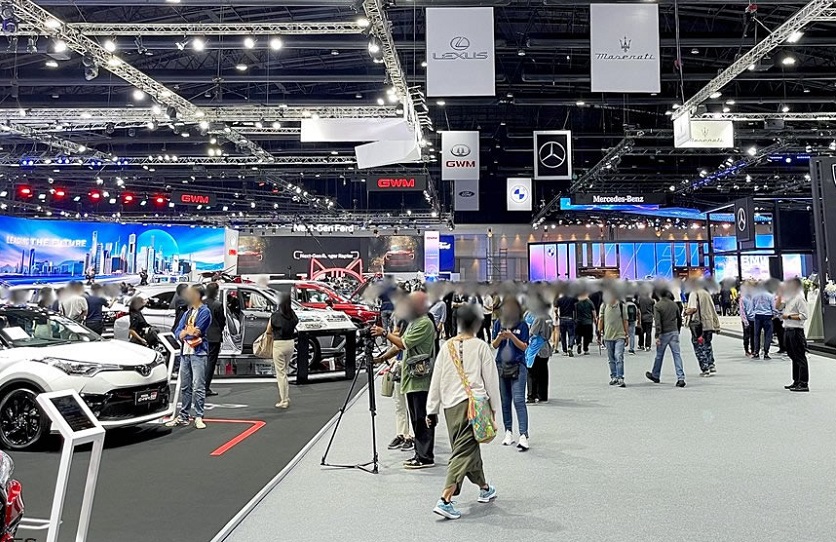 2027年泰国曼谷国际汽车、摩托车展览会Bangkok International Motor Show行业机械设备展品展台实拍