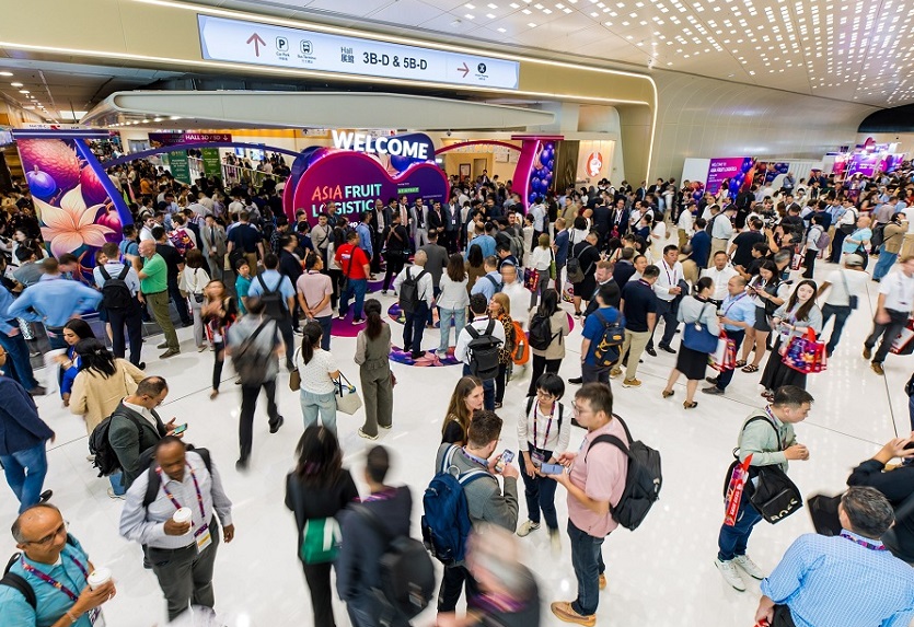 2027年香港国际果蔬展ASIA FRUIT LOGISTICA展馆现场,专业观众参观实况