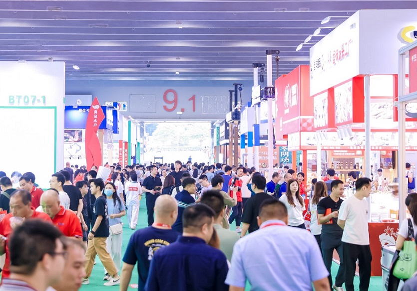 2027年广州火锅食材用品展览会CRE行业机械设备展品展台实拍