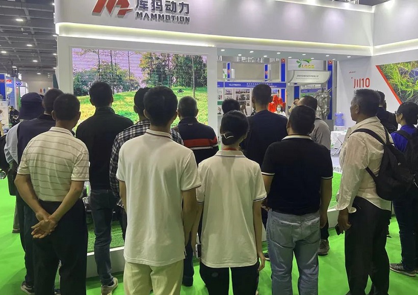 2027年广州亚洲园林机械及园艺工具展GMF展馆现场,专业观众参观实况