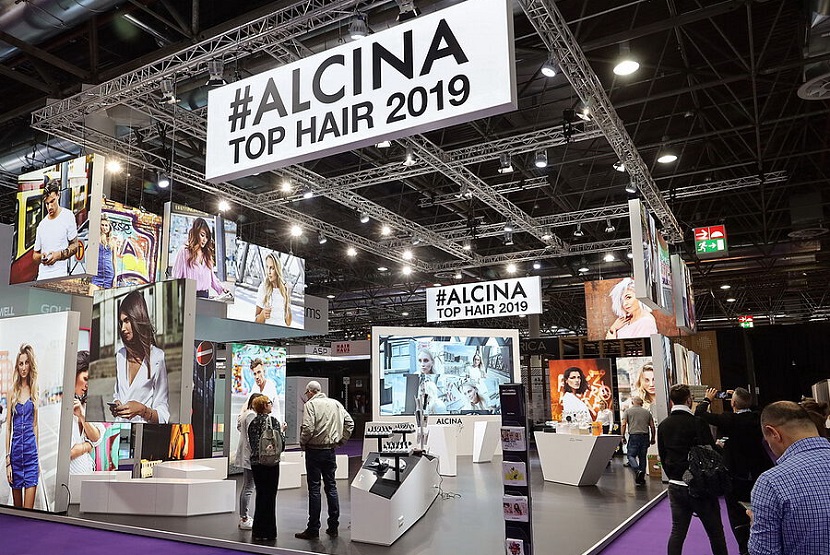 2027年德国杜塞尔多夫时尚发型设计展览会TOP HAIR INTERNATIONAL展馆内部展台环境实拍