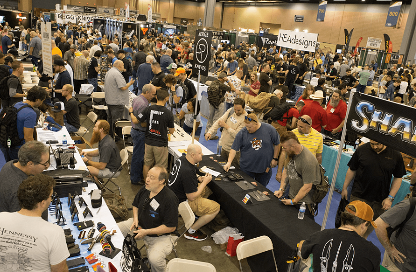 2027年美国德克萨斯州刀具展Blade Show Texas展馆内部展台环境实拍