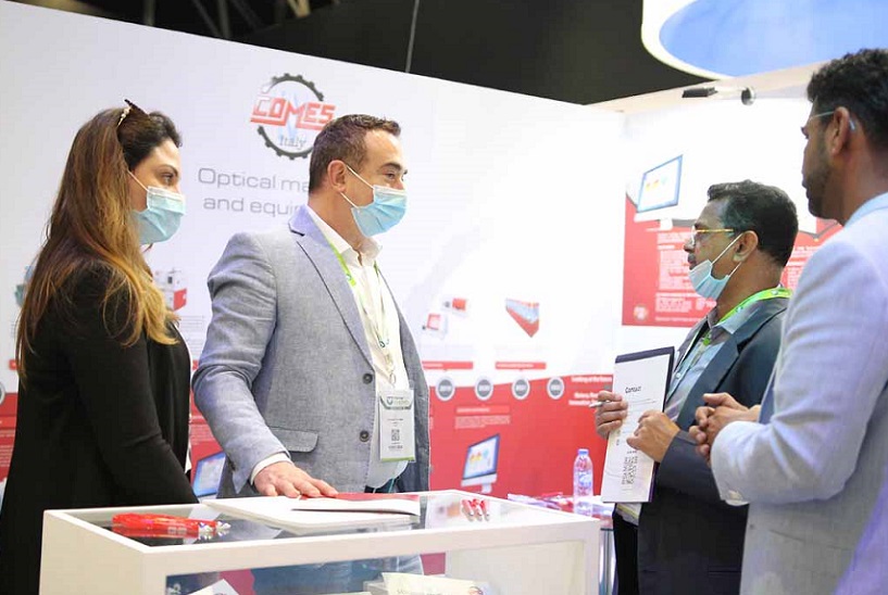 2027年中东迪拜光学眼镜展览会VISIONPLUS EXPO DUBAI行业机械设备展品展台实拍