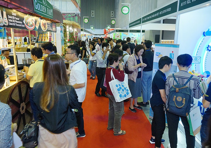 2027年越南胡志明食品及食品加工包装展览会Vietfood&ProPack展馆内部展台环境实拍