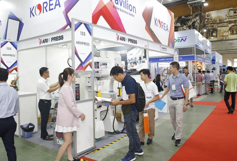 2026年越南河内工业展览会VIIF展馆现场,专业观众参观实况
