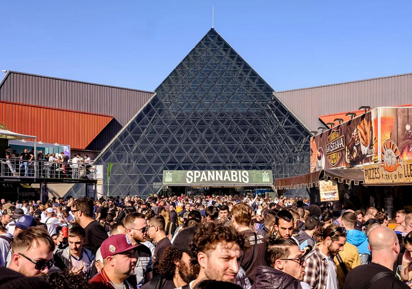 2027年西班牙大麻展览会SPANNABIS展馆内部展台环境实拍