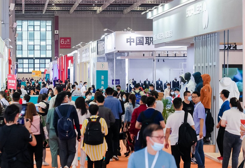 2027年北京国际服装供应链展FEC展馆内部展台环境实拍