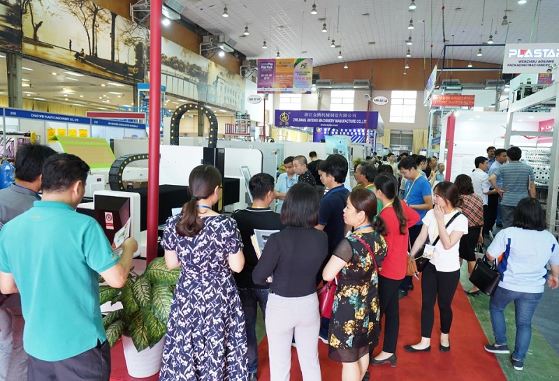 2027年越南河内塑料橡胶展览会Hanoi Plas行业机械设备展品展台实拍
