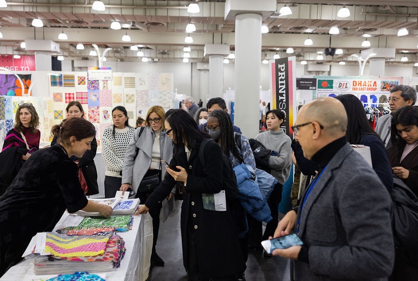 2026年美国纽约面料、家纺展Texworld USA行业机械设备展品展台实拍