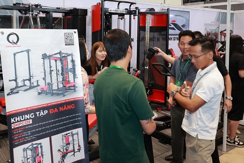 2027年越南体育及健身用品展览会Vietnam Sport Show展馆现场,专业观众参观实况