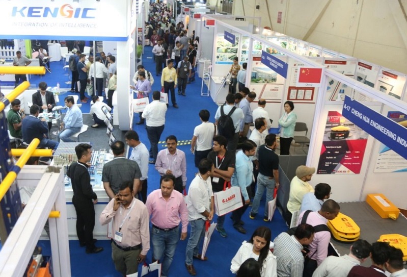 2027年印度新德里仓储运输物流展览会India Warehousing Show参展商与海外采购商展台洽谈现场