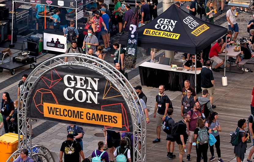 2027年美国游戏及桌游展览会GenConGenCon展馆内部展台环境实拍