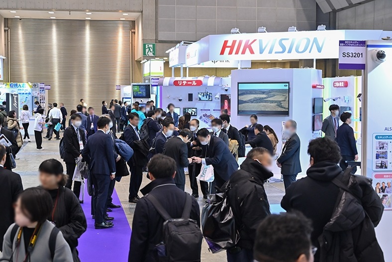 2027年日本东京安防展览会SECURITY SHOW展馆内部展台环境实拍