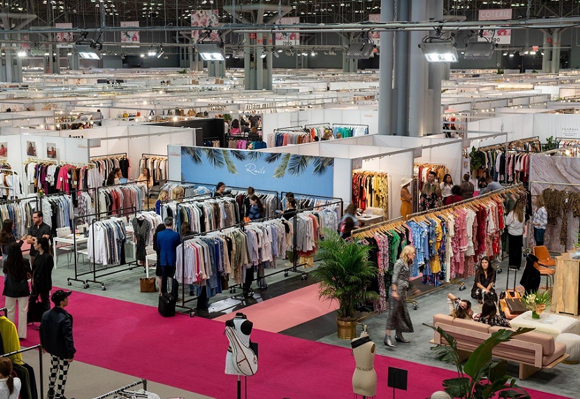 2026年美国纽约服装配饰展览会COTERIE行业机械设备展品展台实拍