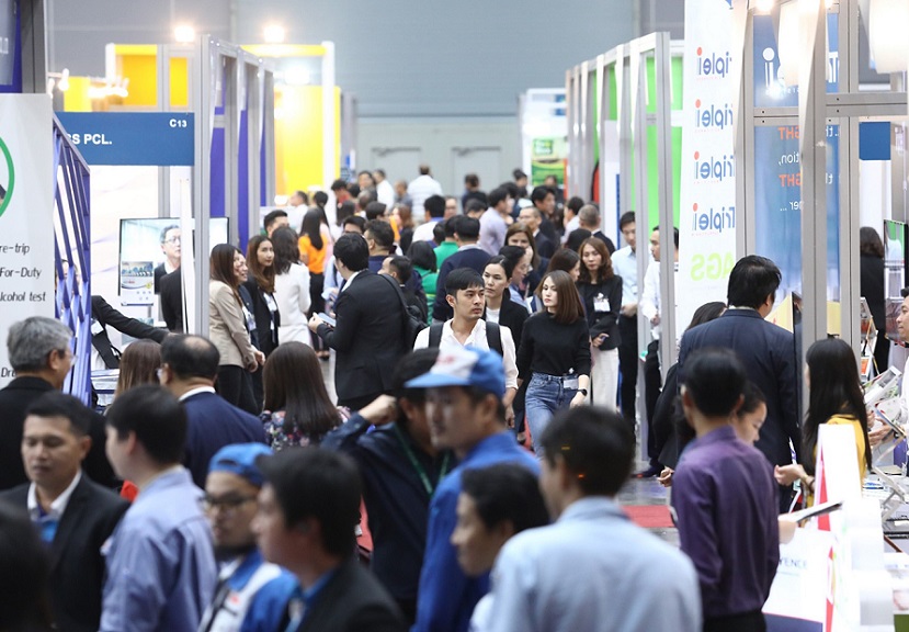 2027年泰国曼谷物流仓储展览会Tilog logistix展馆现场,专业观众参观实况