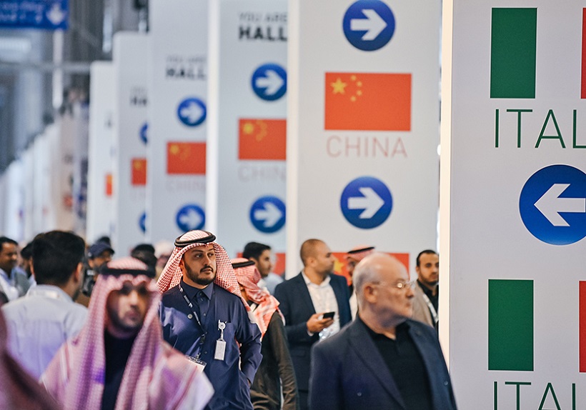 2027年沙特利雅得石材展览会Marble and Stone Saudi Arabia行业机械设备展品展台实拍