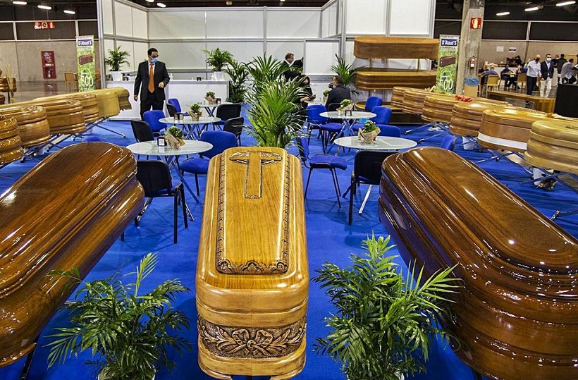 2027年西班牙瓦伦西亚殡仪殡葬展览会Funermostra行业机械设备展品展台实拍