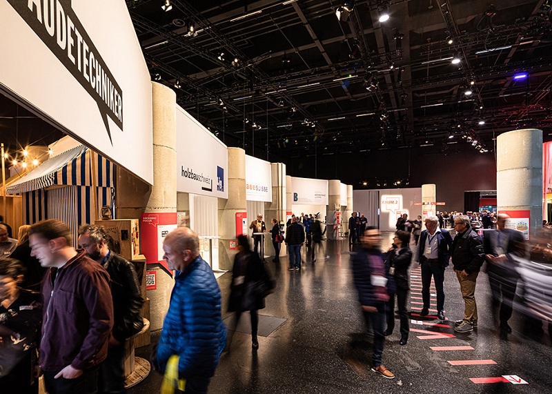2028年瑞士巴塞尔建材展览会SWISS BAU展馆现场，专业观众参观实况