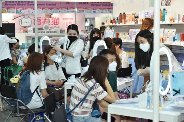 2027年香港美容与健康生活展览会Beauty & Wellness Expo行业机械设备展品展台实拍