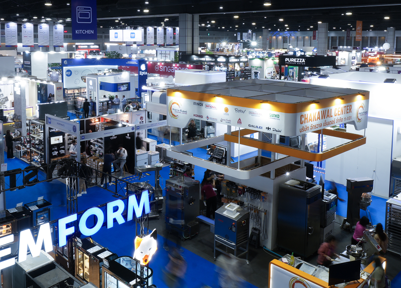 2027年泰国酒店用品及咖啡展览会HORECA Asia展馆内部展台环境实拍