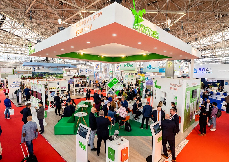 2027年荷兰阿姆斯特丹花卉园艺展览会GreenTech展馆内部展台环境实拍