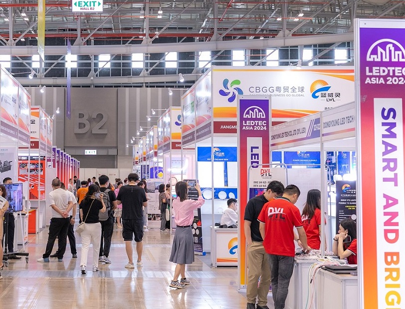 2027年越南胡志明LED照明展览会LEDTEC ASIA展馆内部展台环境实拍