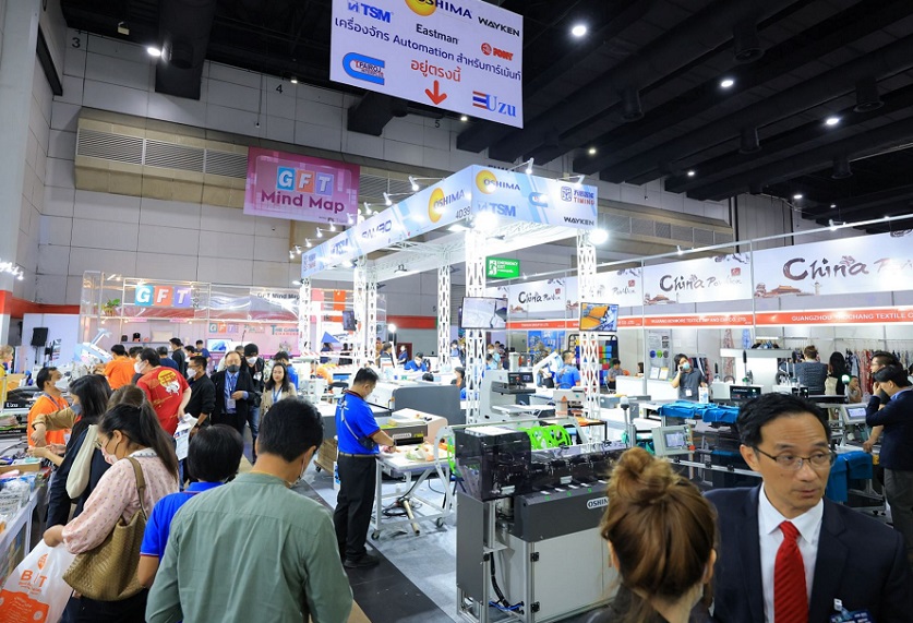 2027年泰国曼谷纺织服装展览会GFT EXPO展会现场产品演示与行业交流活动