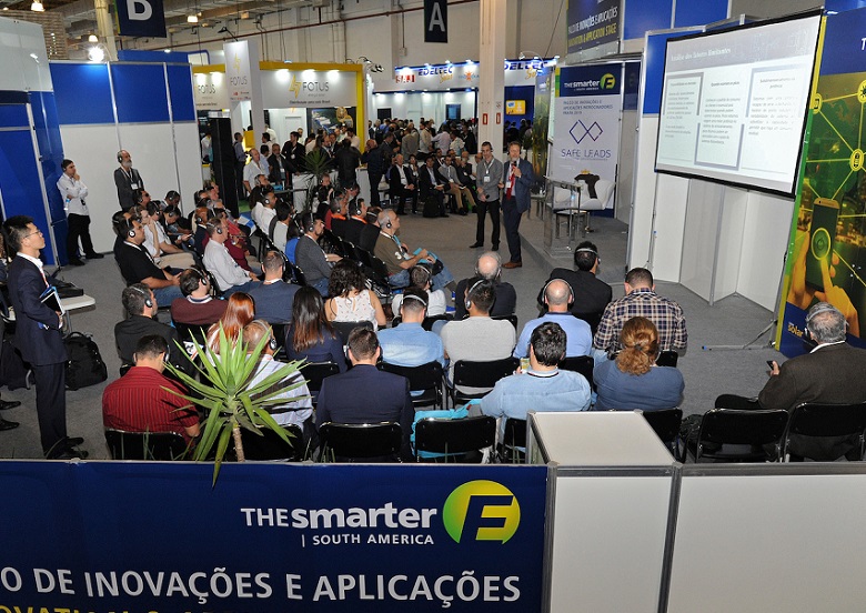 2027年巴西圣保罗太阳能光伏展览会InterSolar South America展馆内部展台环境实拍