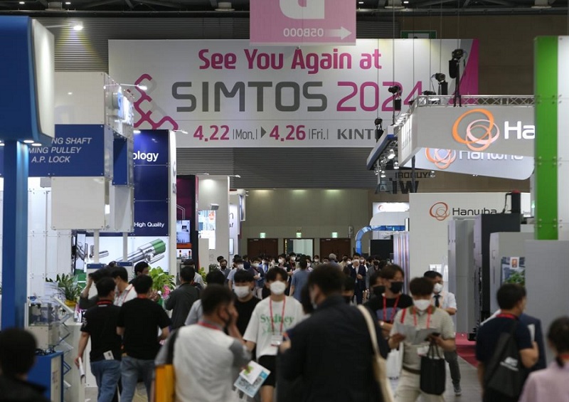 2028年韩国首尔机床展览会SIMTOS展馆内部展台环境实拍